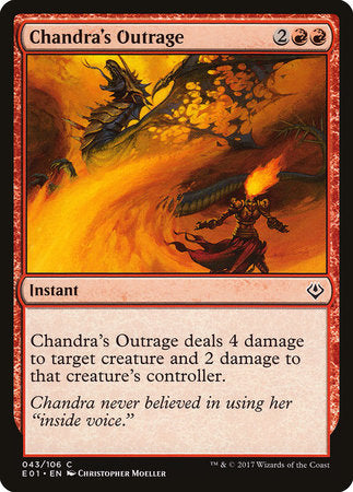 Chandra's Outrage [Archenemy: Nicol Bolas] | Tabernacle Games