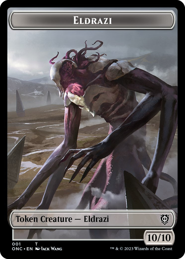 Soldier (017) // Eldrazi Double-Sided Token [Phyrexia: All Will Be One Commander Tokens] | Tabernacle Games