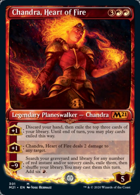 Chandra, Heart of Fire (Showcase) [Core Set 2021] | Tabernacle Games