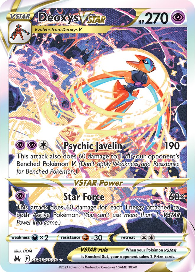 Deoxys VSTAR (GG46/GG70) [Sword & Shield: Crown Zenith] | Tabernacle Games