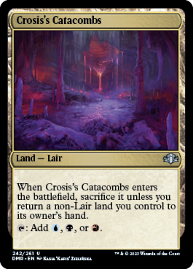 Crosis's Catacombs [Dominaria Remastered] | Tabernacle Games