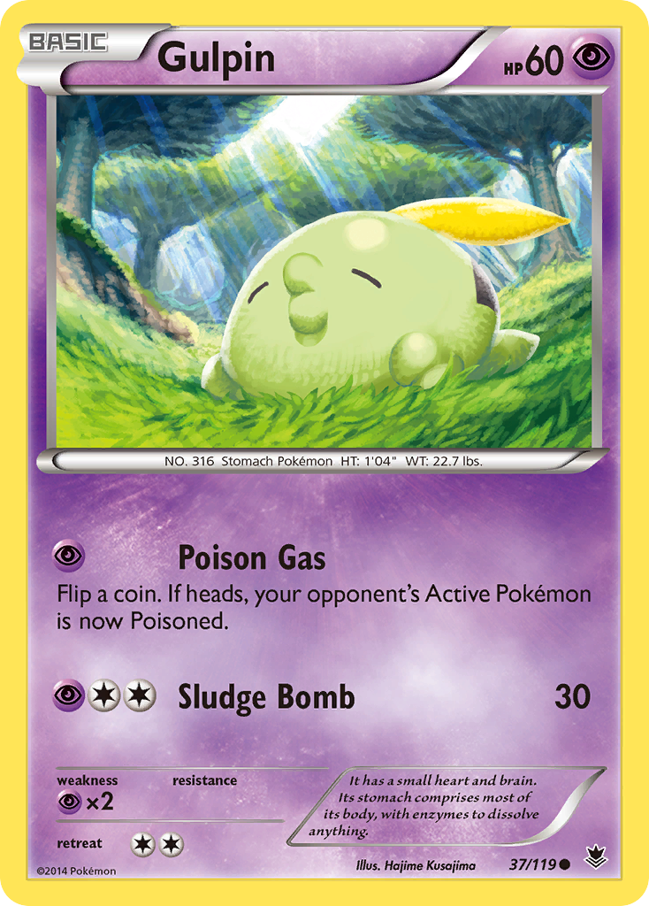 Gulpin (37/119) [XY: Phantom Forces] | Tabernacle Games