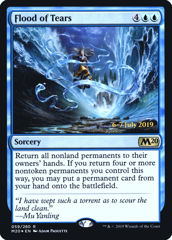 Flood of Tears  [Core Set 2020 Prerelease Promos] | Tabernacle Games