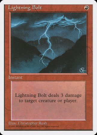 Lightning Bolt [Fourth Edition] | Tabernacle Games