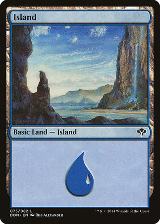 Island (75) [Duel Decks: Speed vs. Cunning] | Tabernacle Games