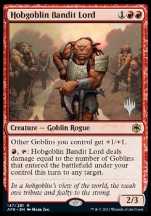 Hobgoblin Bandit Lord (Promo Pack) [Dungeons & Dragons: Adventures in the Forgotten Realms Promos] | Tabernacle Games