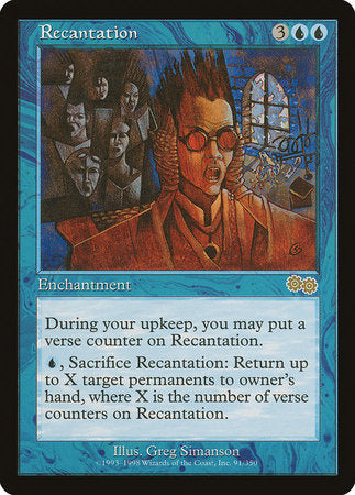 Recantation [Urza's Saga] | Tabernacle Games