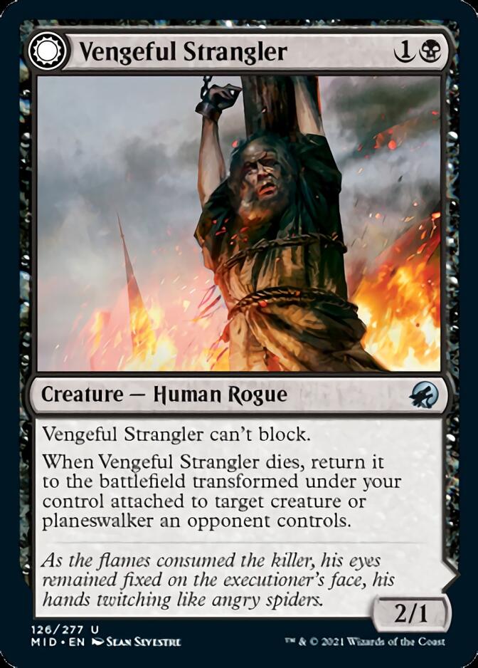 Vengeful Strangler // Strangling Grasp [Innistrad: Midnight Hunt] | Tabernacle Games