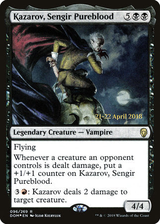 Kazarov, Sengir Pureblood [Dominaria Promos] | Tabernacle Games