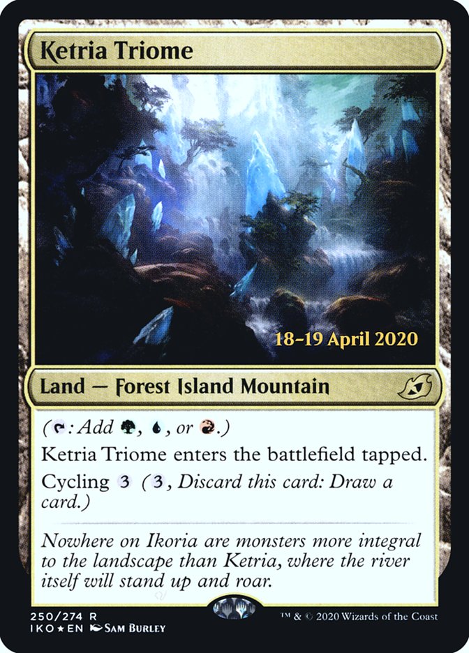 Ketria Triome  [Ikoria: Lair of Behemoths Prerelease Promos] | Tabernacle Games