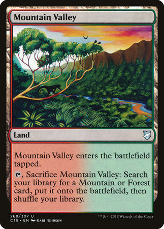 Mountain Valley [Commander 2018] | Tabernacle Games