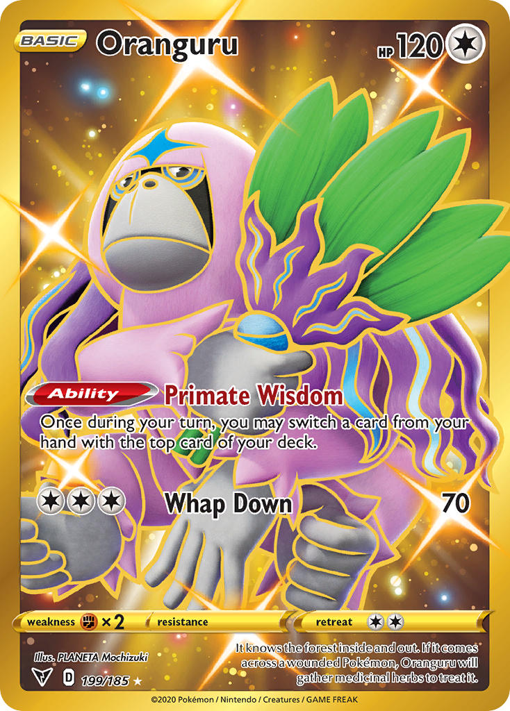 Oranguru (199/185) [Sword & Shield: Vivid Voltage] | Tabernacle Games