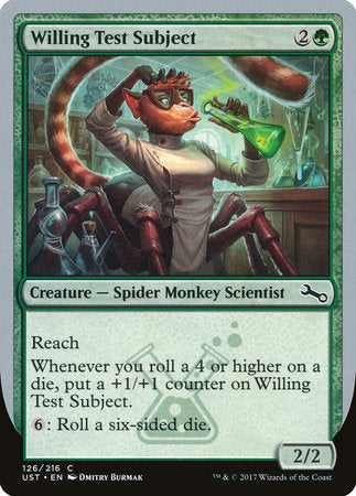 Willing Test Subject [Unstable] | Tabernacle Games
