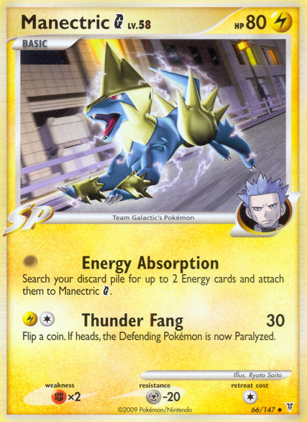 Manectric G (66/147) [Platinum: Supreme Victors] | Tabernacle Games