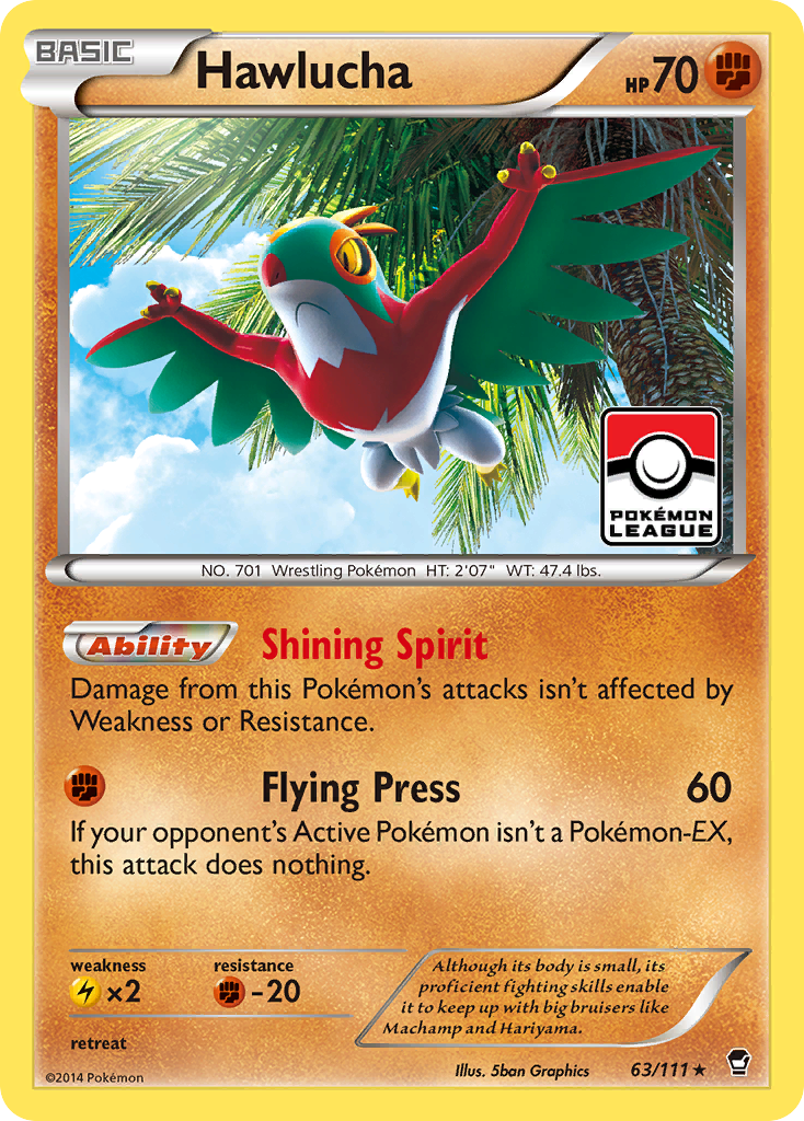 Hawlucha (63/111) [XY: Furious Fists] | Tabernacle Games