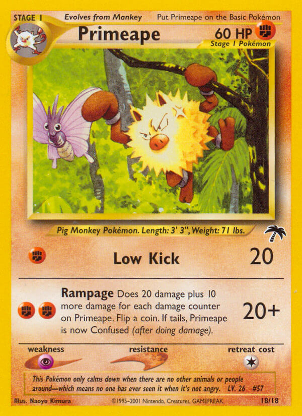Primeape (18/18) [Southern Islands] | Tabernacle Games