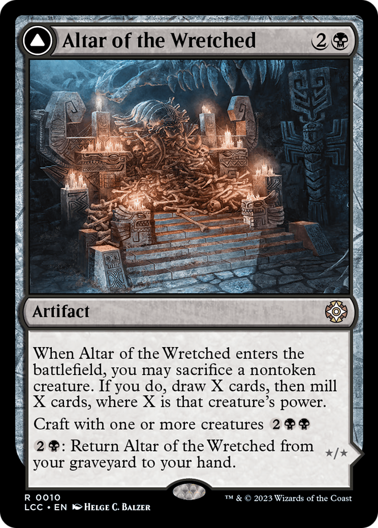 Altar of the Wretched // Wretched Bonemass [The Lost Caverns of Ixalan Commander] | Tabernacle Games
