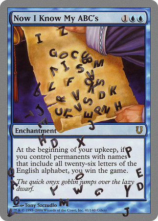 Now I Know My ABC's [Unhinged] | Tabernacle Games