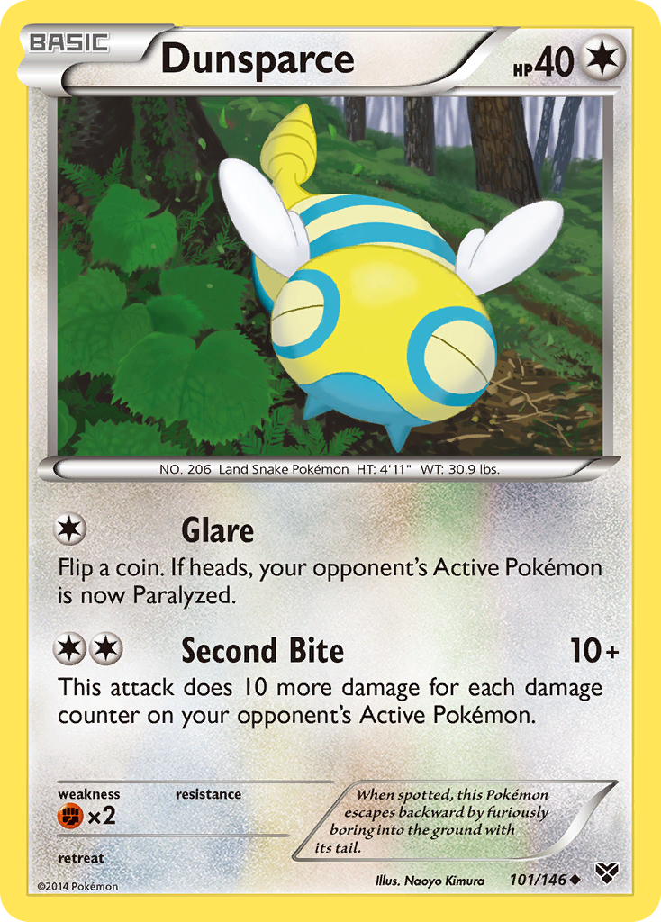 Dunsparce (101/146) [XY: Base Set] | Tabernacle Games