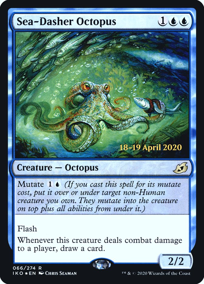 Sea-Dasher Octopus  [Ikoria: Lair of Behemoths Prerelease Promos] | Tabernacle Games