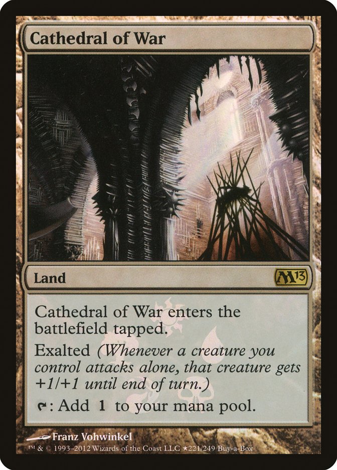 Cathedral of War (Buy-A-Box) [Magic 2013 Promos] | Tabernacle Games