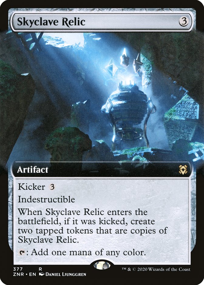 Skyclave Relic (Extended Art) [Zendikar Rising] | Tabernacle Games