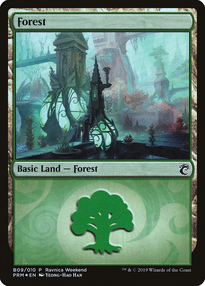 Forest (B09) [Ravnica Allegiance Guild Kit] | Tabernacle Games
