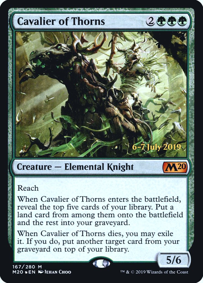 Cavalier of Thorns  [Core Set 2020 Prerelease Promos] | Tabernacle Games