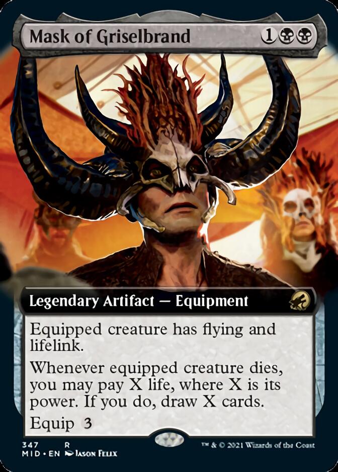 Mask of Griselbrand (Extended) [Innistrad: Midnight Hunt] | Tabernacle Games