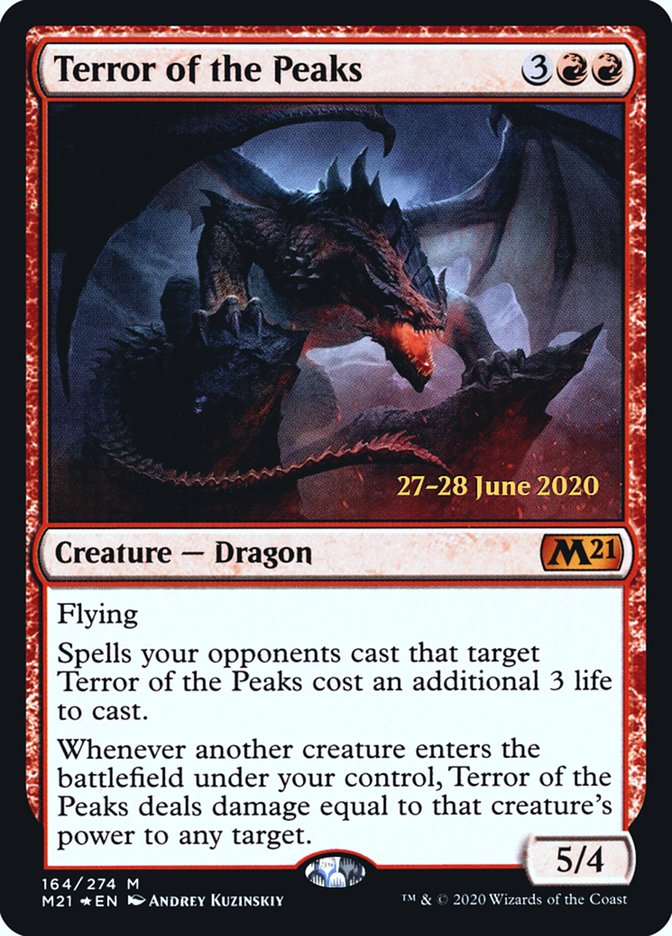 Terror of the Peaks  [Core Set 2021 Prerelease Promos] | Tabernacle Games