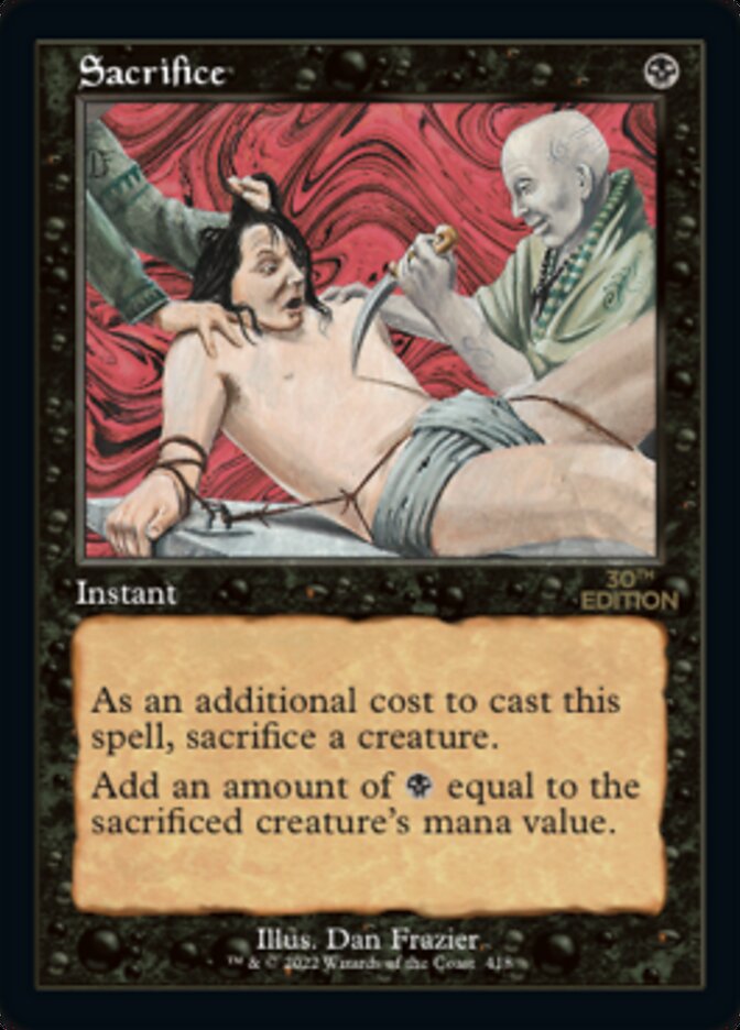 Sacrifice (Retro) [30th Anniversary Edition] | Tabernacle Games