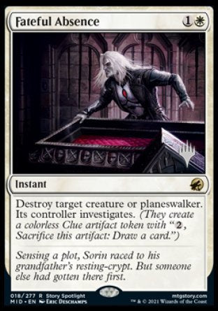 Fateful Absence (Promo Pack) [Innistrad: Midnight Hunt Promos] | Tabernacle Games