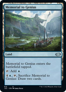 Memorial to Genius [Jumpstart 2022] | Tabernacle Games