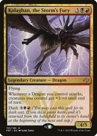 Kolaghan, the Storm's Fury [Fate Reforged] | Tabernacle Games