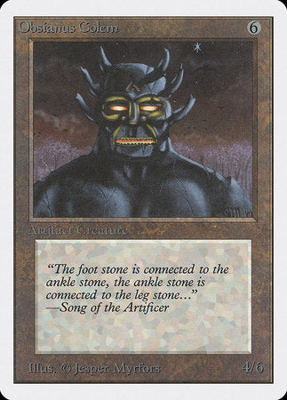 Obsianus Golem [Unlimited Edition] | Tabernacle Games