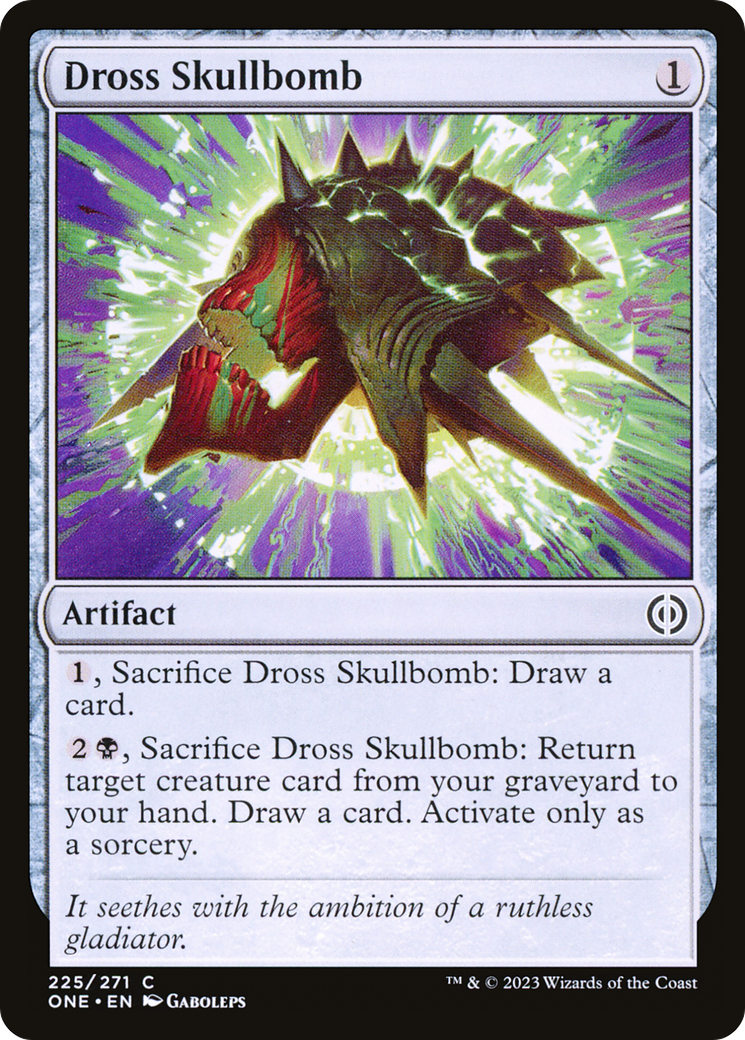 Dross Skullbomb [Phyrexia: All Will Be One] | Tabernacle Games