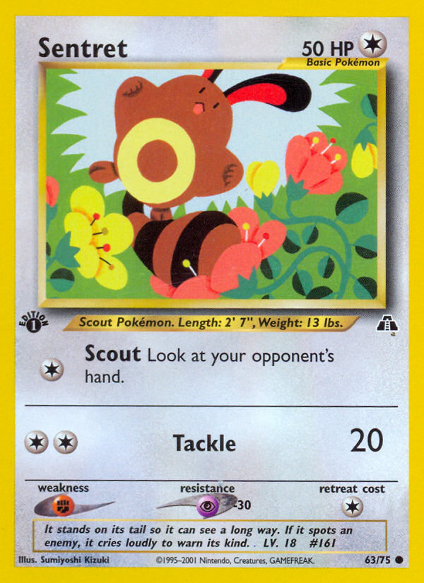 Sentret (63/75) [Neo Discovery 1st Edition] | Tabernacle Games