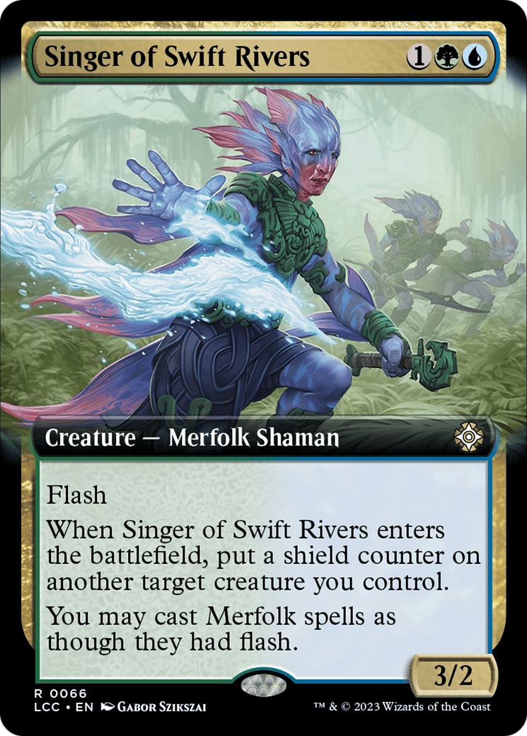 Singer of Swift Rivers (Extended Art) [The Lost Caverns of Ixalan Commander] | Tabernacle Games