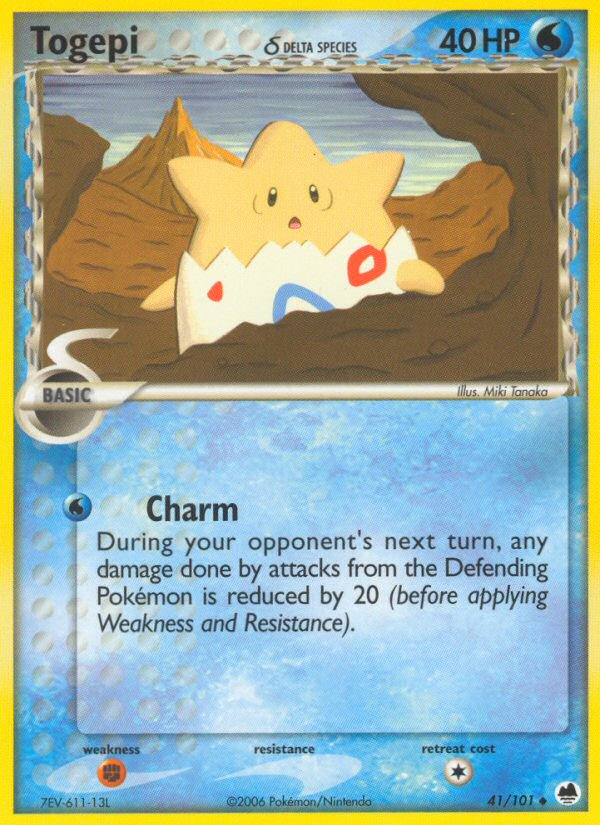 Togepi (41/101) (Delta Species) [EX: Dragon Frontiers] | Tabernacle Games