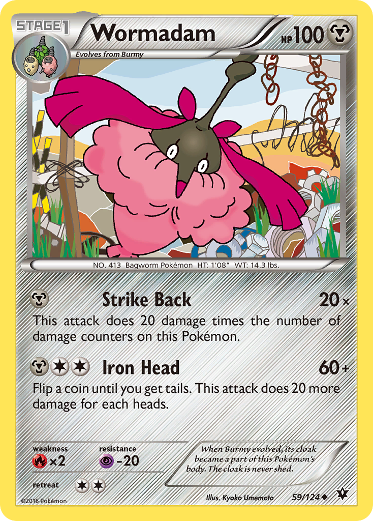 Wormadam (59/124) [XY: Fates Collide] | Tabernacle Games