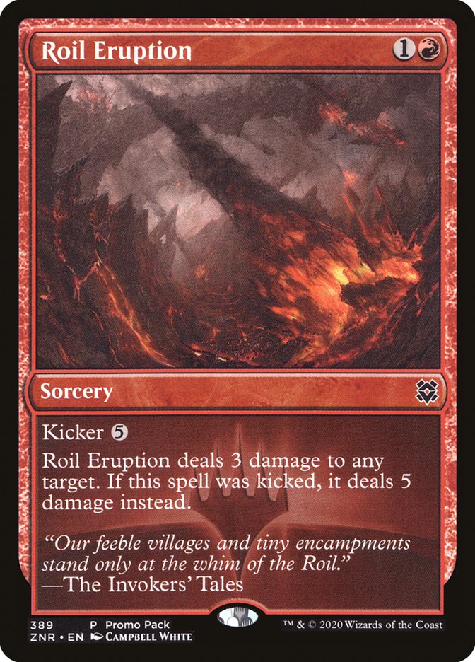 Roil Eruption (Promo Pack) [Zendikar Rising Promos] | Tabernacle Games