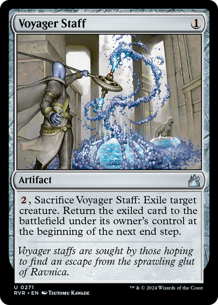 Voyager Staff [Ravnica Remastered] | Tabernacle Games