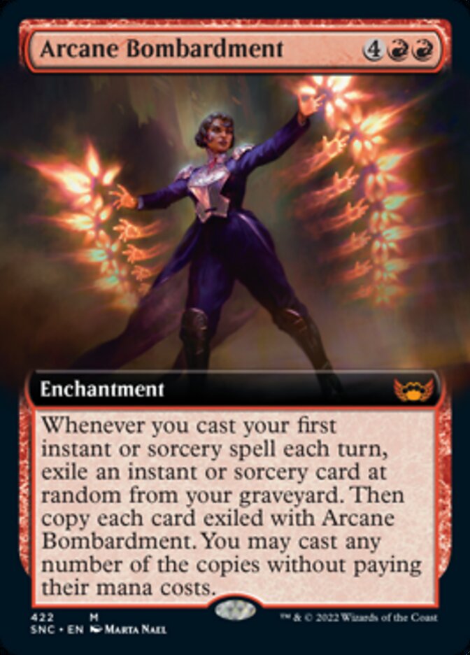 Arcane Bombardment (Extended Art) [Streets of New Capenna] | Tabernacle Games