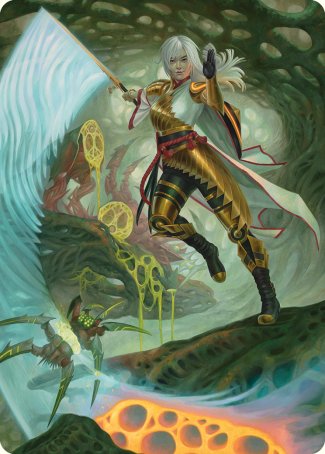 The Eternal Wanderer Art Card [Phyrexia: All Will Be One Art Series] | Tabernacle Games