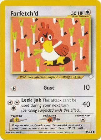 Farfetch'd (43/64) [Neo Revelation Unlimited] | Tabernacle Games