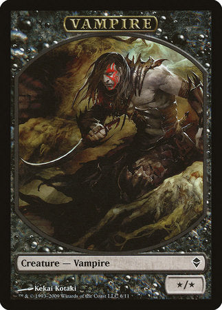 Vampire Token [Zendikar Tokens] | Tabernacle Games