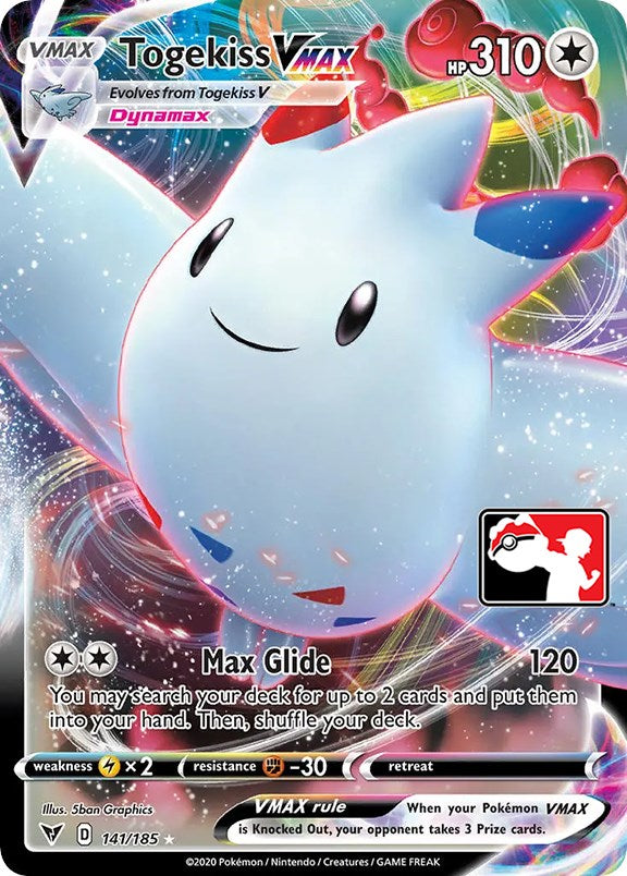 Togekiss VMAX (141/185) [Prize Pack Series One] | Tabernacle Games