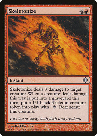 Skeletonize [Shards of Alara] | Tabernacle Games