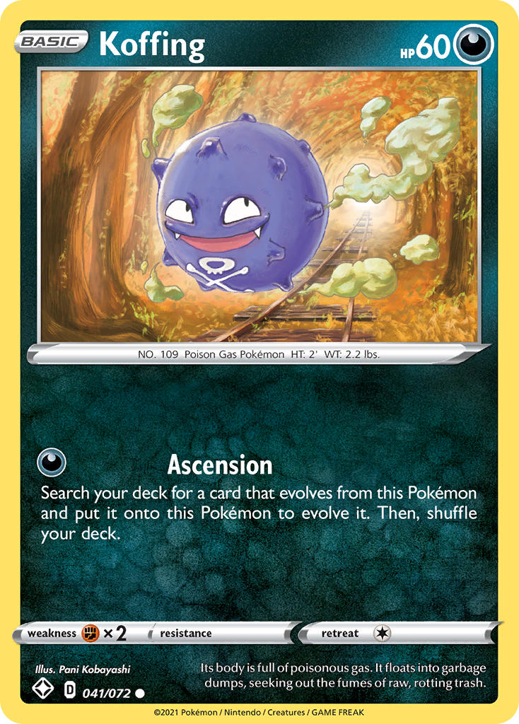 Koffing (041/072) [Sword & Shield: Shining Fates] | Tabernacle Games