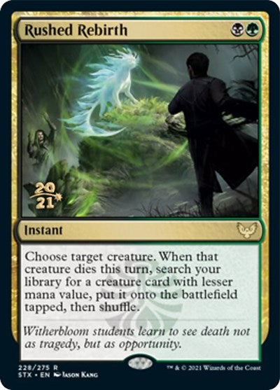 Rushed Rebirth [Strixhaven: School of Mages Prerelease Promos] | Tabernacle Games